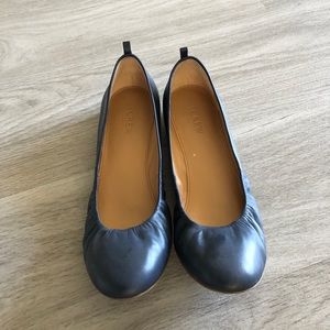 J.Crew Ballet Flats Navy Blue Size 9